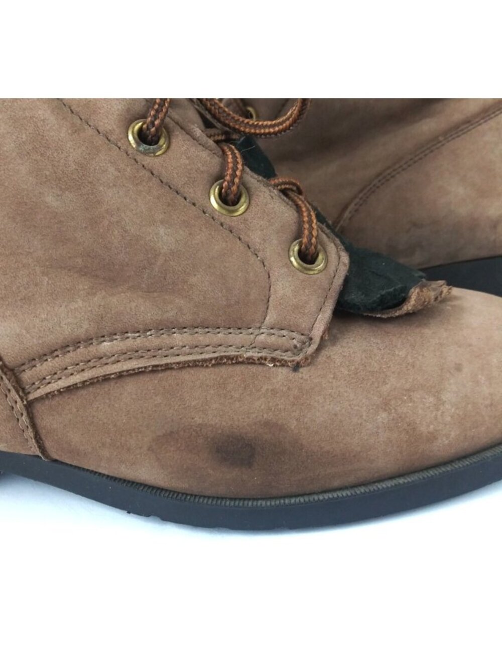 Loredo Western Boots Women's Brown Leather Ankle Boots Size 6M - Picture 12 of 12